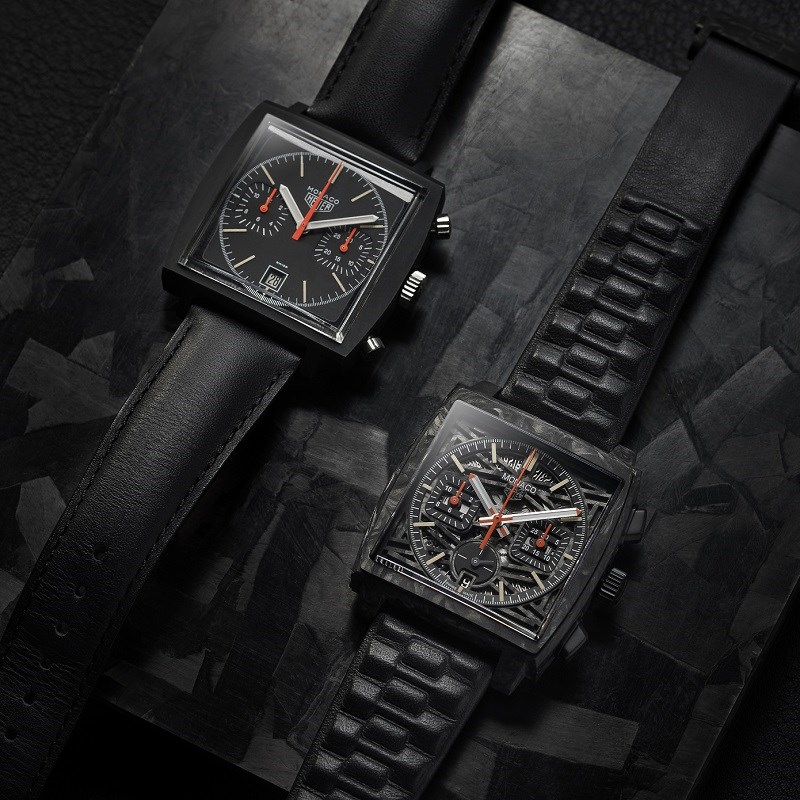 TAG HEUER泰格豪雅摩纳哥系列Only Watch碳纤维腕表与摩纳哥系列“Dark Lord”腕表 (3)_副本.jpg