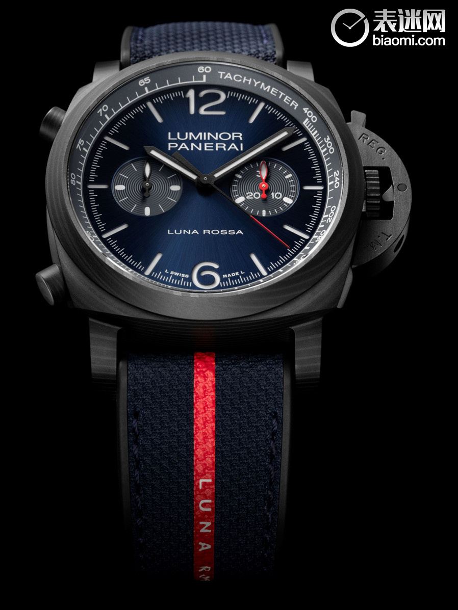 8.沛纳海Luminor Chrono Carbotech™庐米诺系列碳纤维计时Luna Rossa腕表 - 44毫米(PAM01519)_情景图.jpg