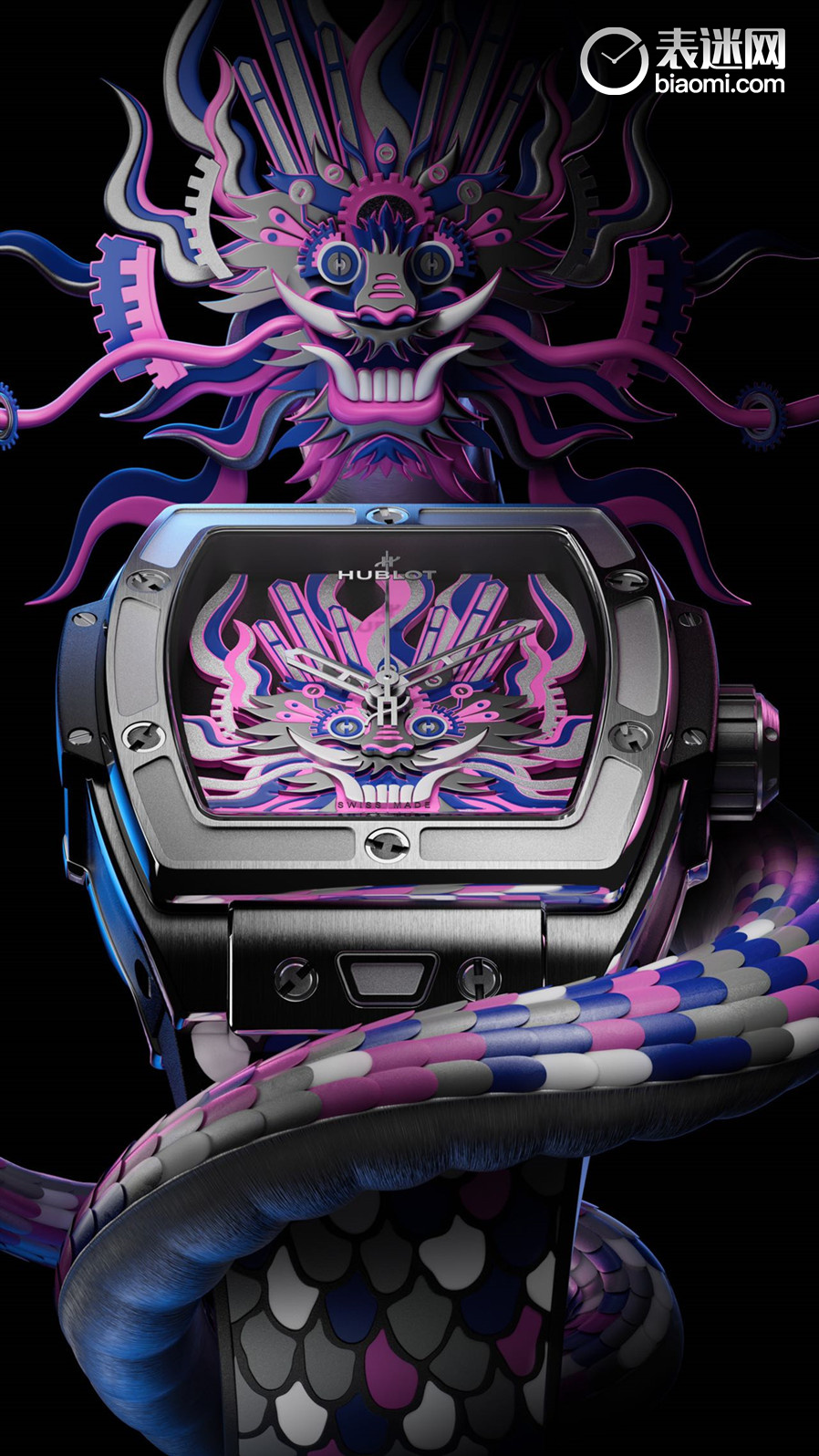 HUBLOT宇舶表BigBang灵魂甲辰龙年钛金腕表_情境图2.jpg