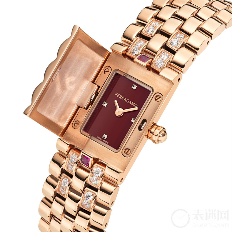 Ferragamo Secret隐形腕表红玛瑙表盘款 图2.jpg